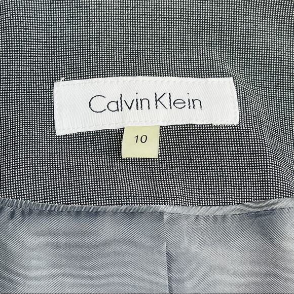 Calvin Klein blazer crosshatch pattern size 10 - Picture 11 of 14